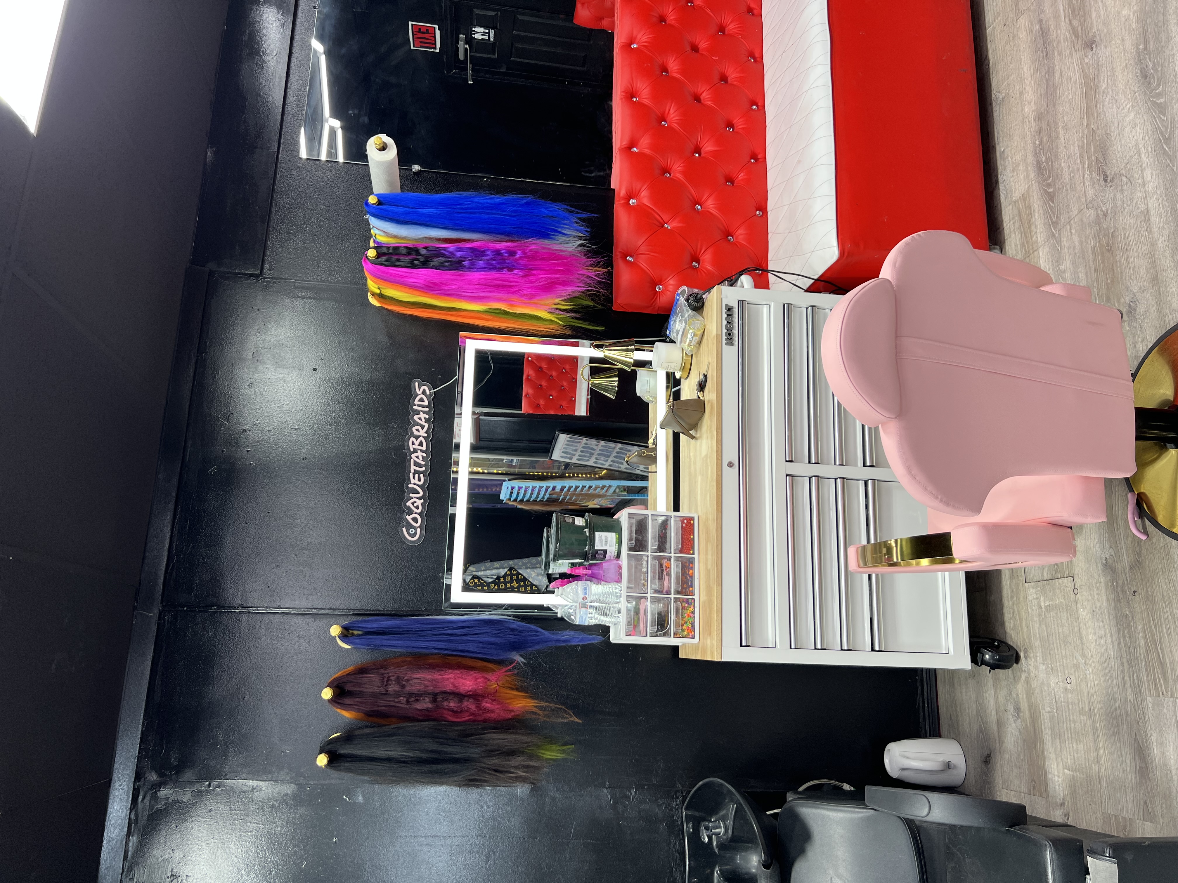 Barber shop interior view 3